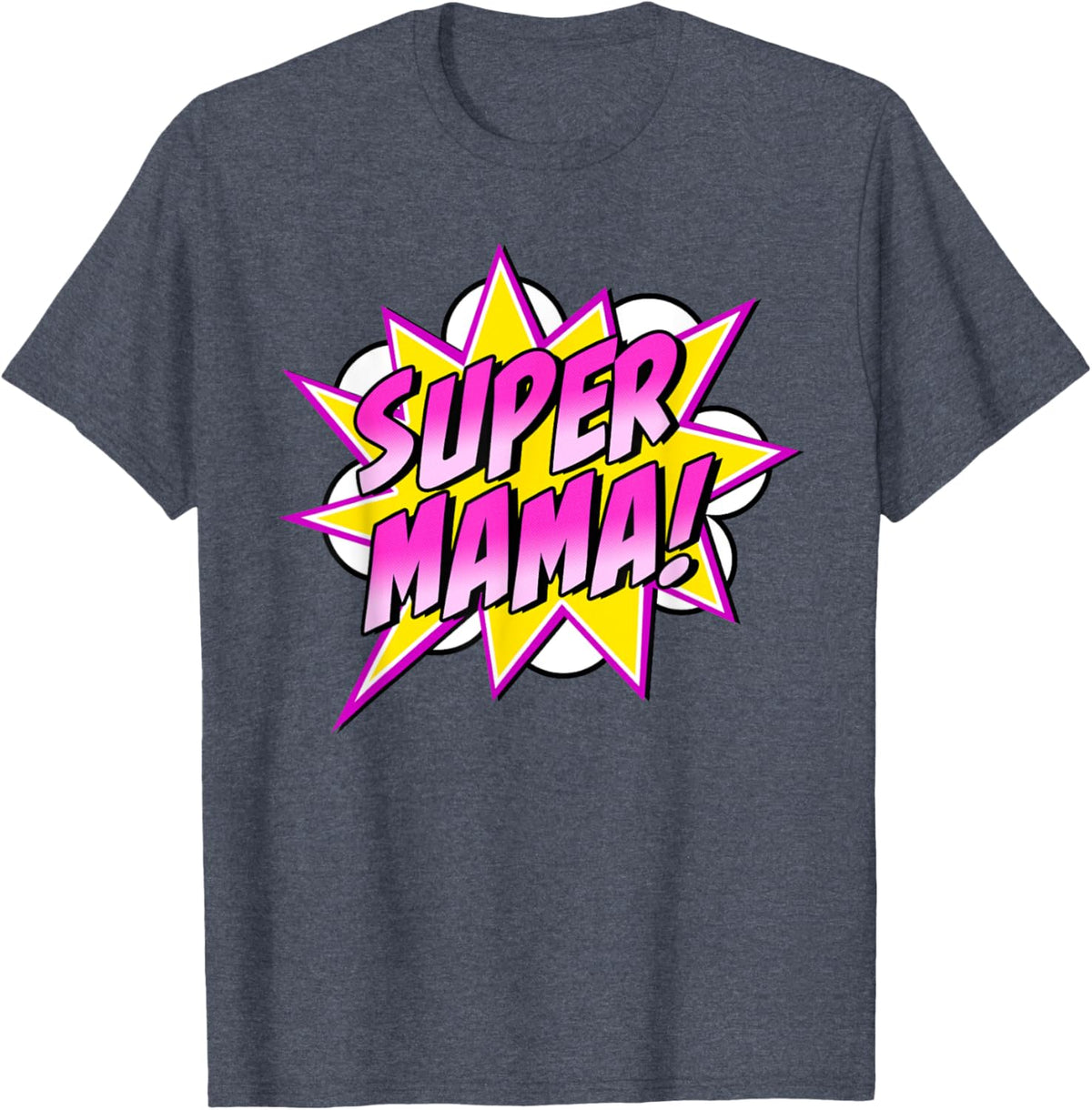 Super Mama Comic Book Superhero Mother&#39;s Day