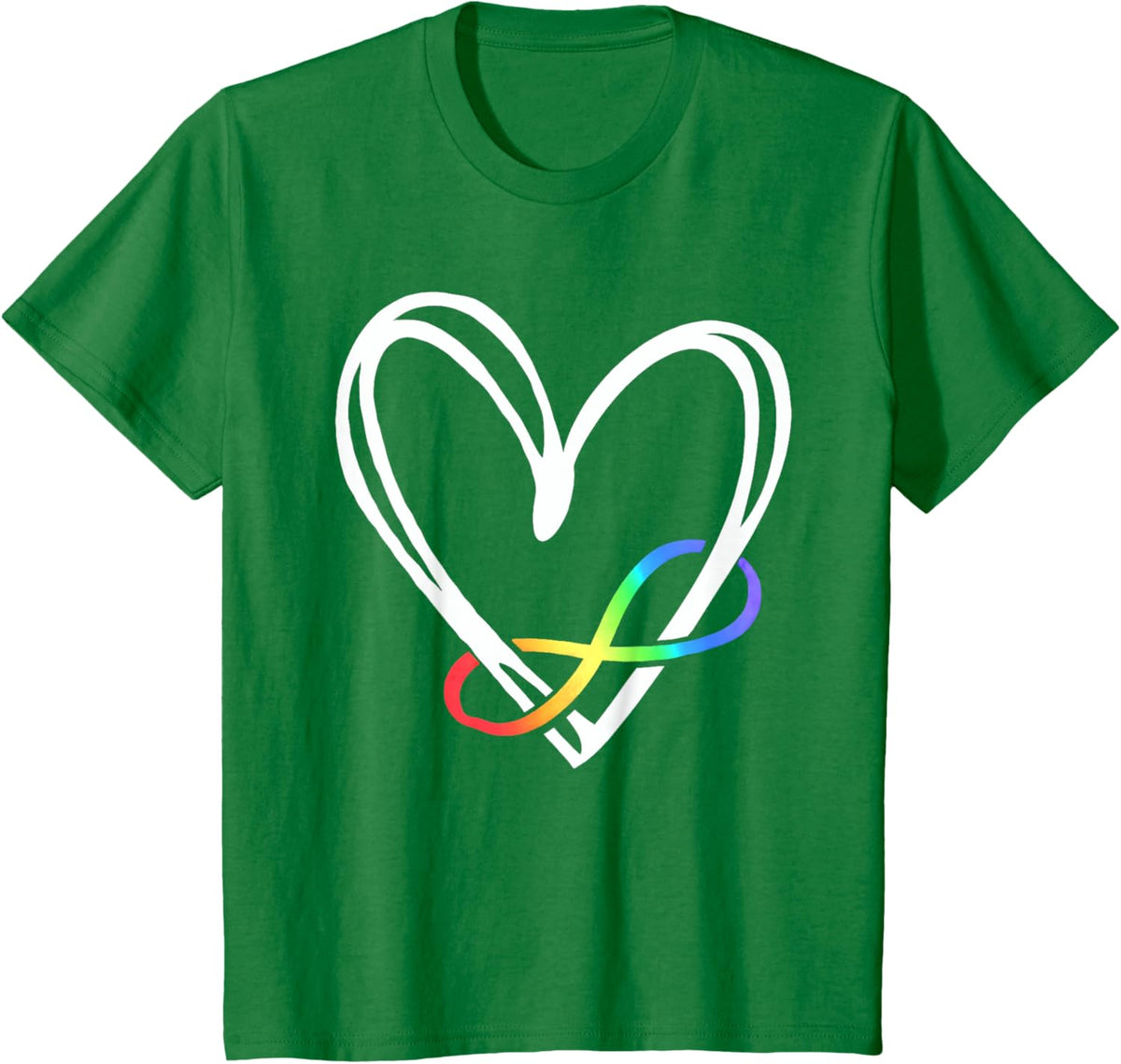 Infinity Heart Autism Awareness Love Needs No Words Tie Dye
