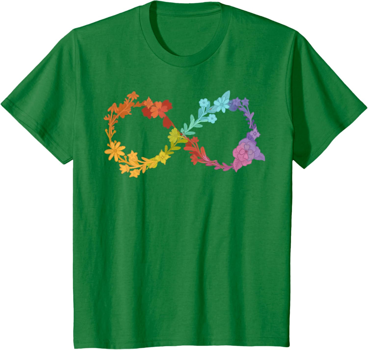 Floral Neurodiversity Infinity Symbol Autism Awareness