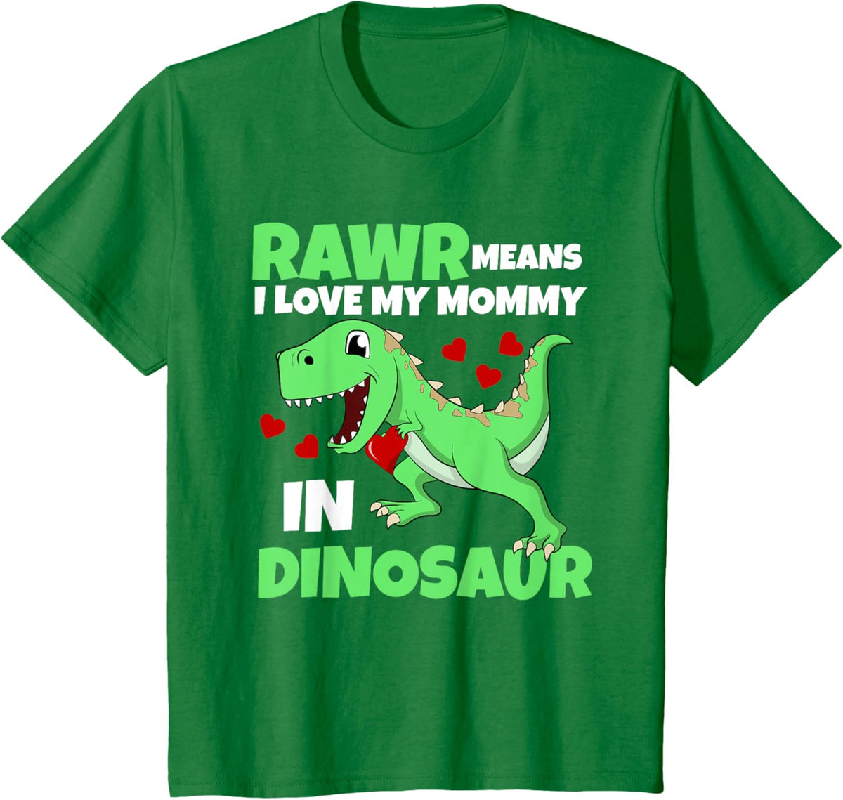 Kids I Love My Mommy Rawr Dinosaur Mom Mother&#39;s Day Toddler Boy Mother Shirt