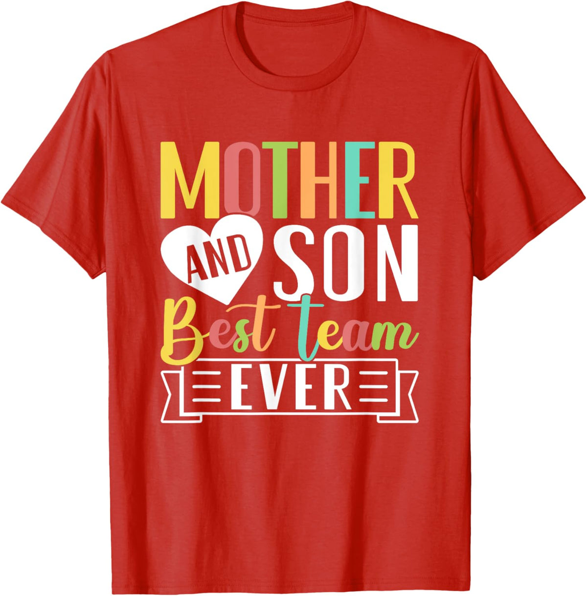 Mothers Day Mama Mom Son Love Mommy Mama Mother&#39;s Black Unisex Classic Fit Crew Neck Short Sleeve Mother Shirt