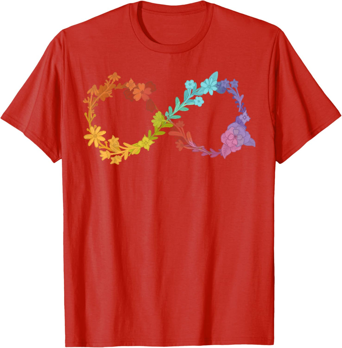 Floral Neurodiversity Infinity Symbol Autism Awareness