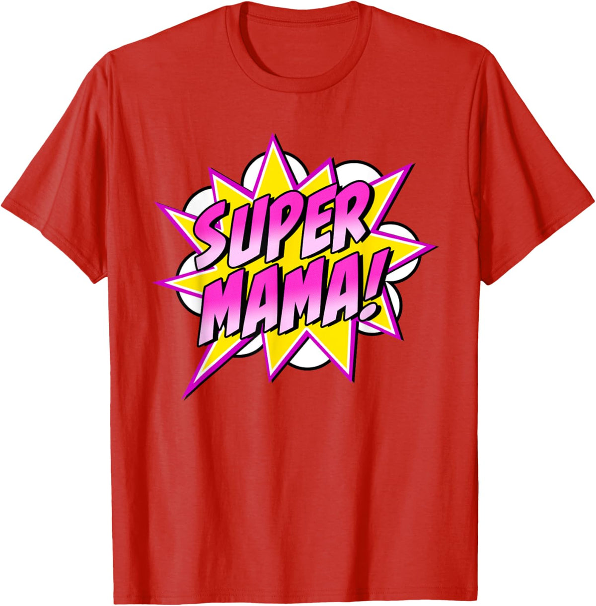 Super Mama Comic Book Superhero Mother&#39;s Day