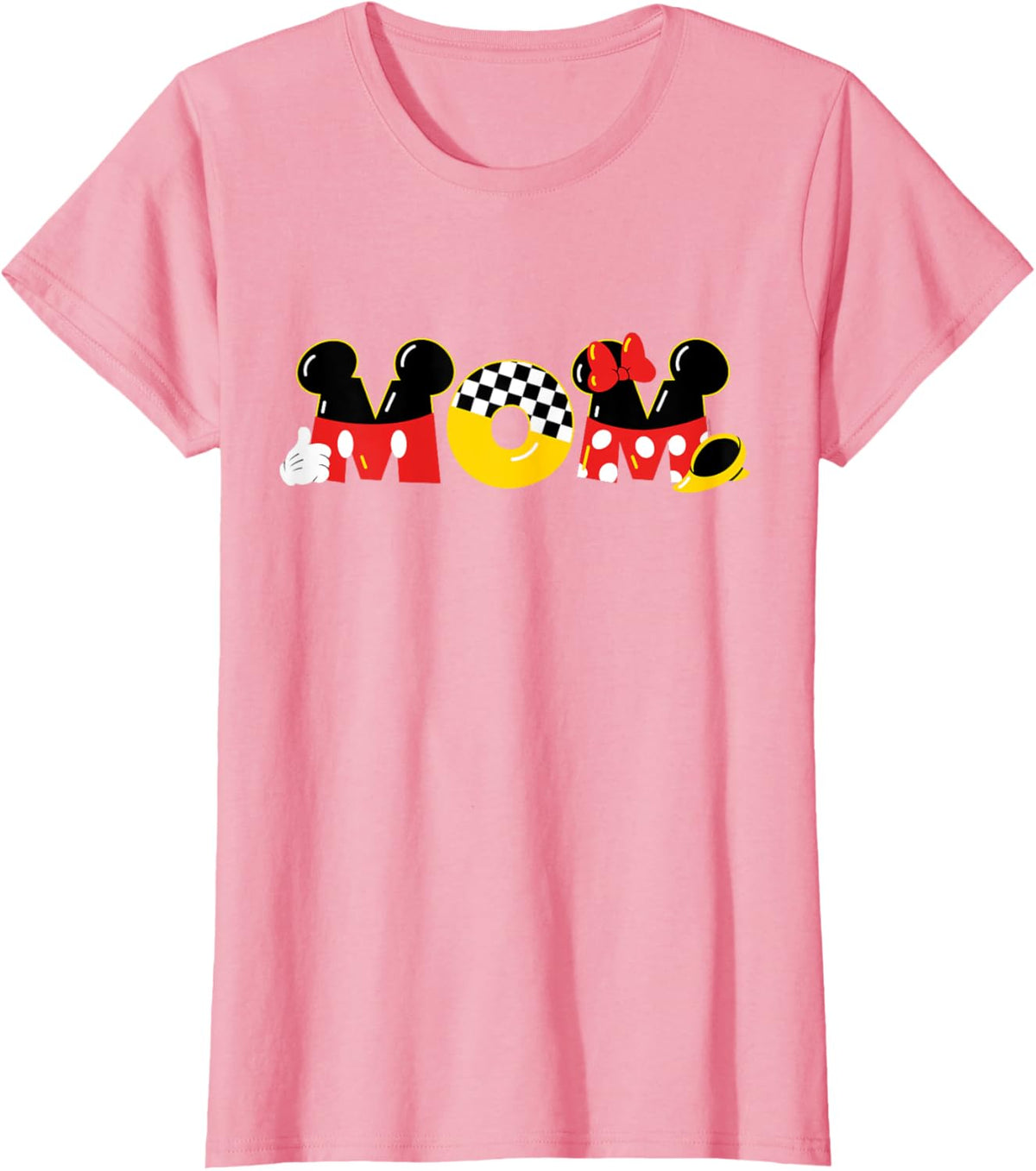 Disney Mickey Mouse &amp; Minnie Mouse Mom Mother\u2019s Day Birthday Mother Shirt