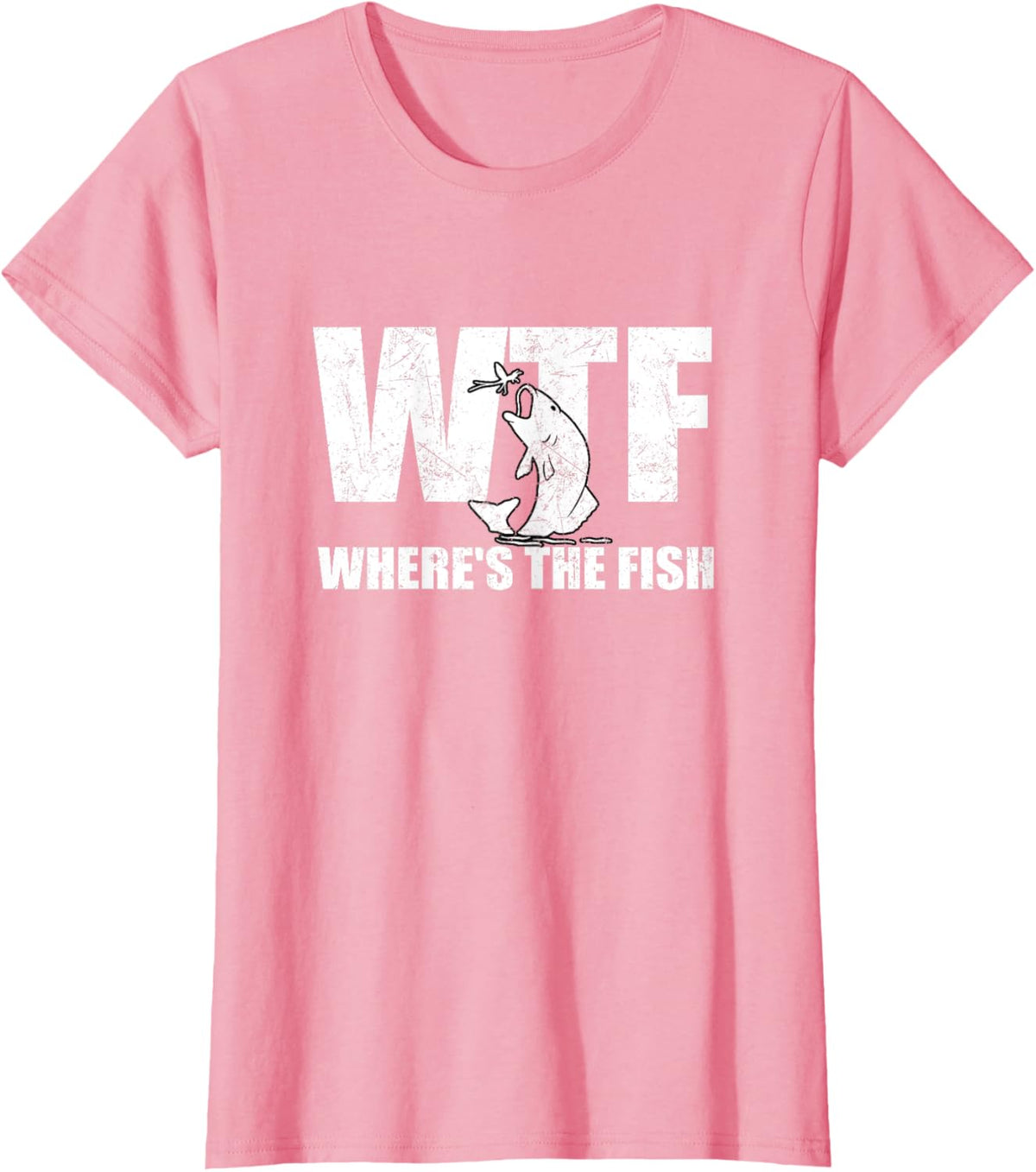 WTF Where&#39;s The Fish Men&#39;s Funny Fishing Gifts Fathers Day