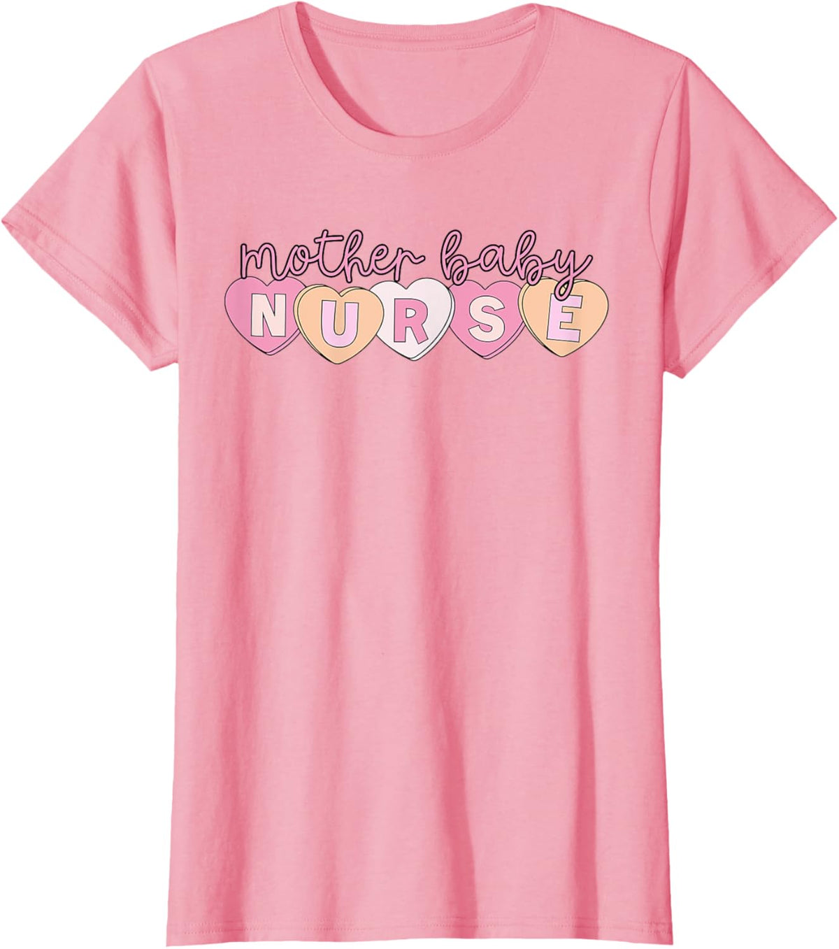 Mother Baby Nurse Hearts Valentine OBGYN Postpartum Nursing