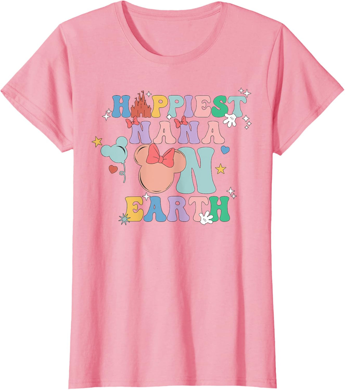 Happiest Nana On Earth Groovy Mom Mother&#39;s Day Mother Shirt