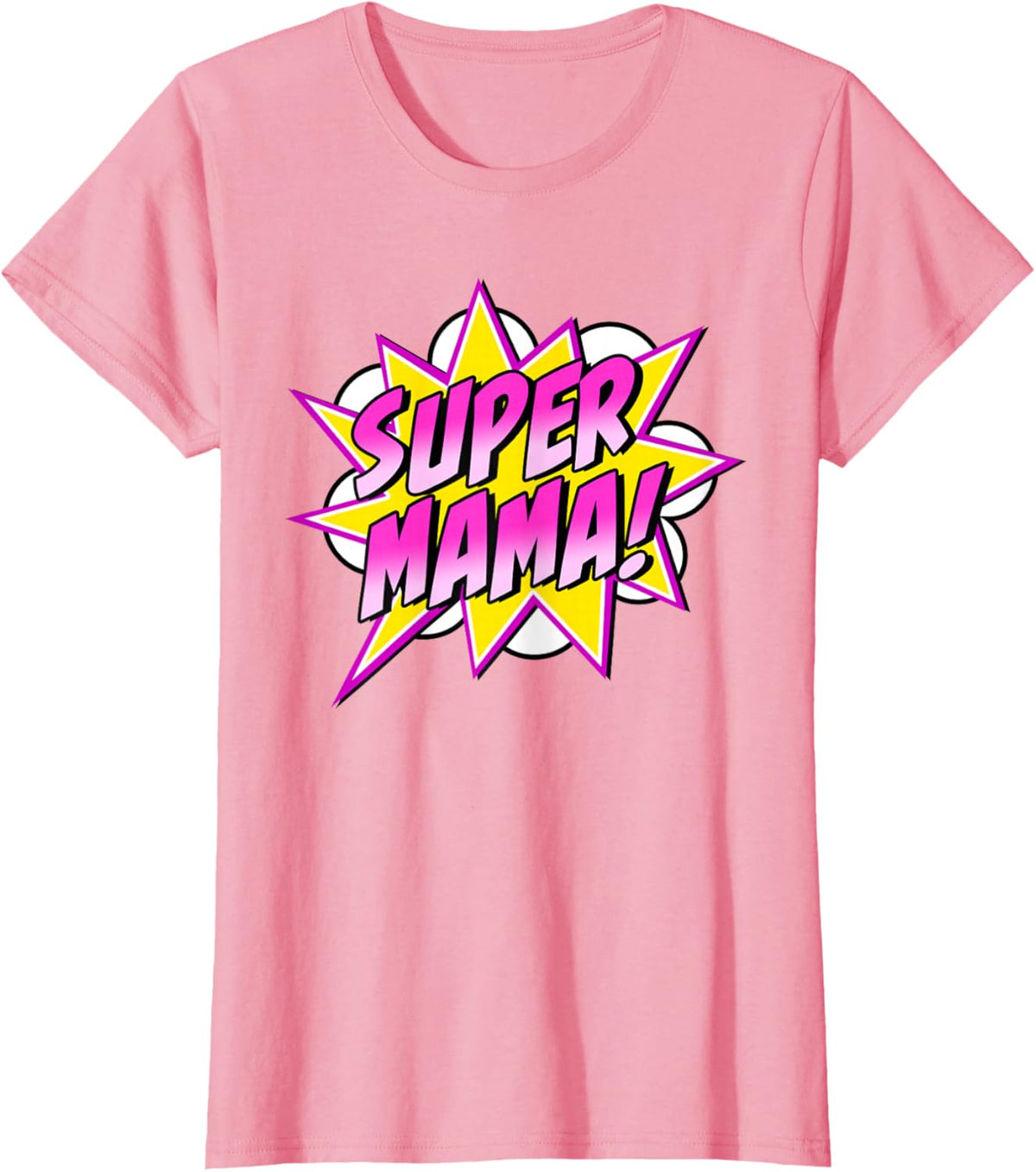 Super Mama Comic Book Superhero Mother&#39;s Day