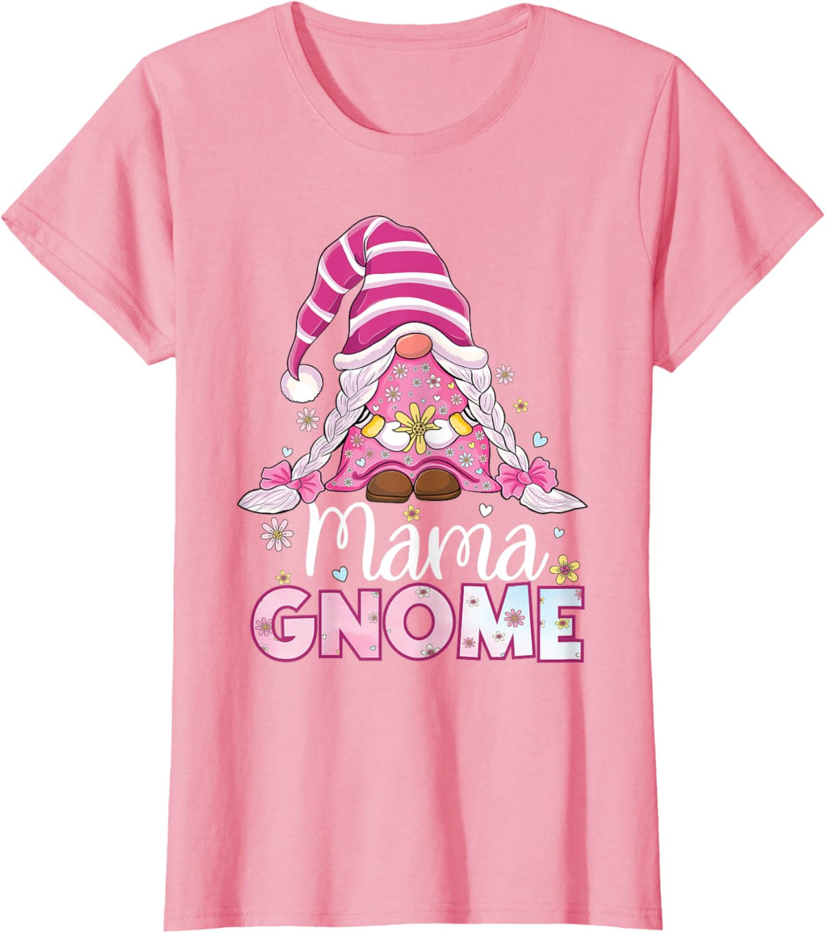 Flower For Mom Gnomies Cute Gnome Mom Happy Mother&#39;s Day