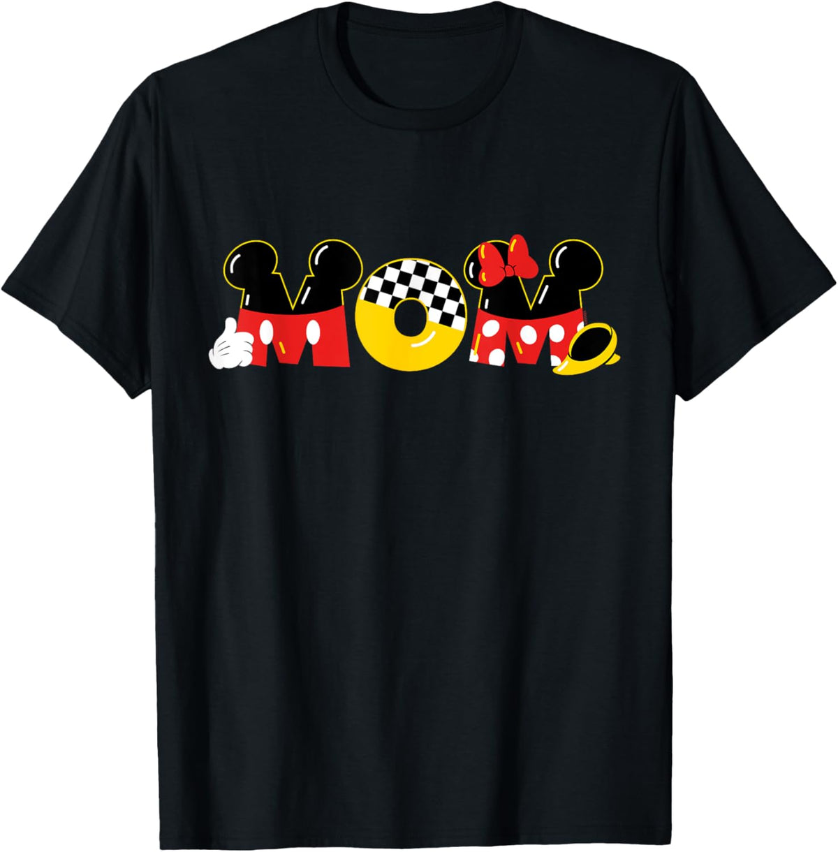 Disney Mickey Mouse &amp; Minnie Mouse Mom Mother\u2019s Day Birthday Mother Shirt