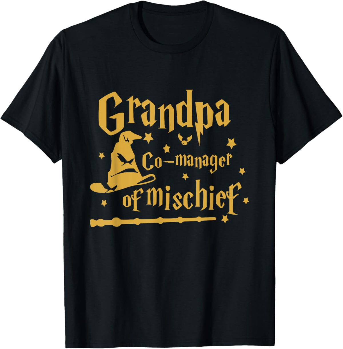 Funny Men Magical Grandpa Manager of Mischief Father&#39;s Day