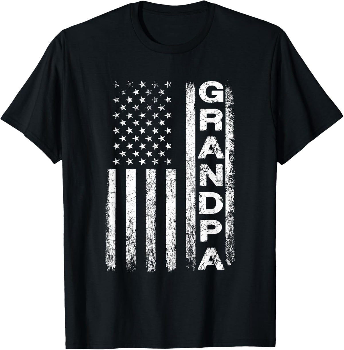 Grandpa Vintage American Flag Father&#39;s Day 4th of July Papa