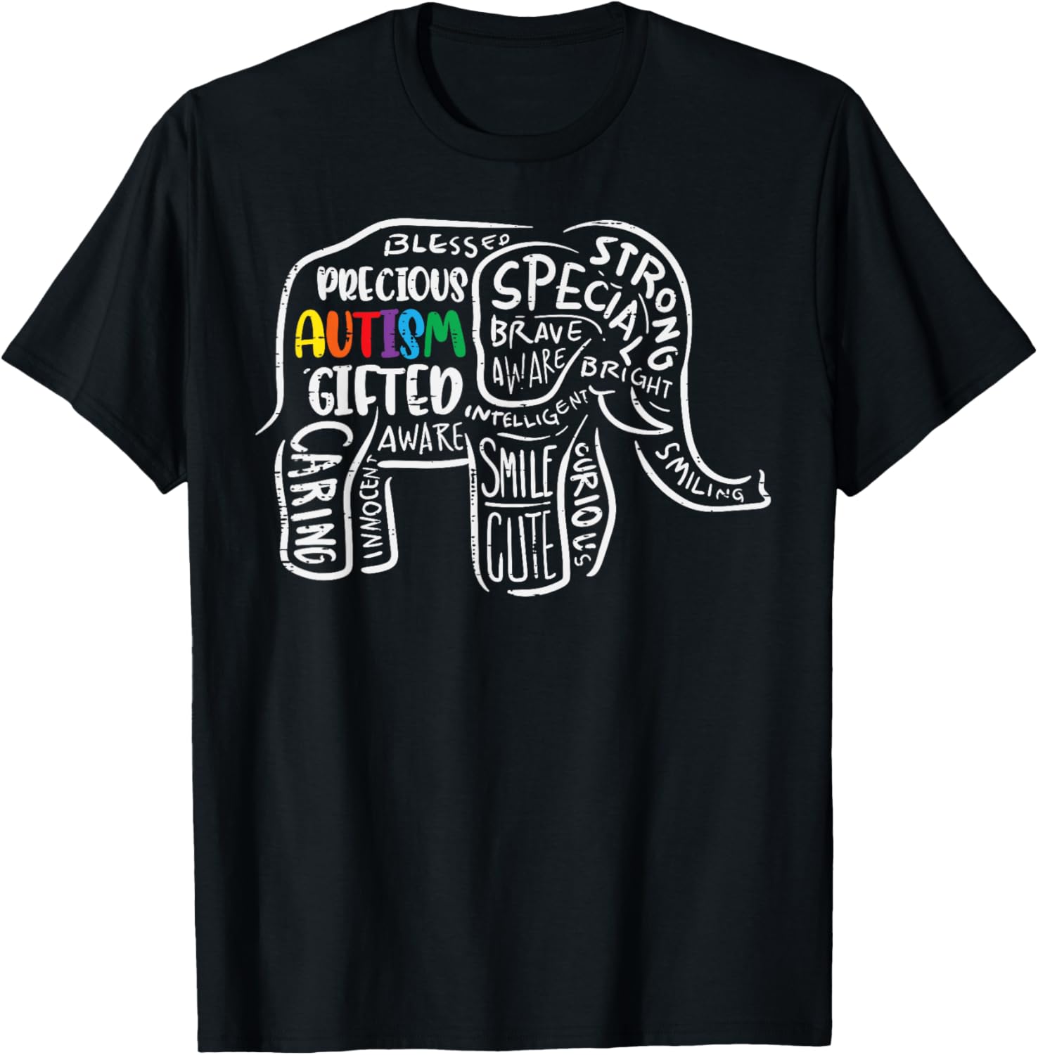 Autism Awareness Elephant Acceptance Autistic Men Women Kids