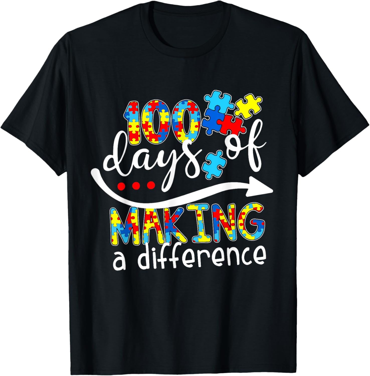 Autism 100 Days 100th day of school teacher autism awareness
