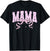 Retro Checkered Mama Coquette Mother's Day Pink Bow