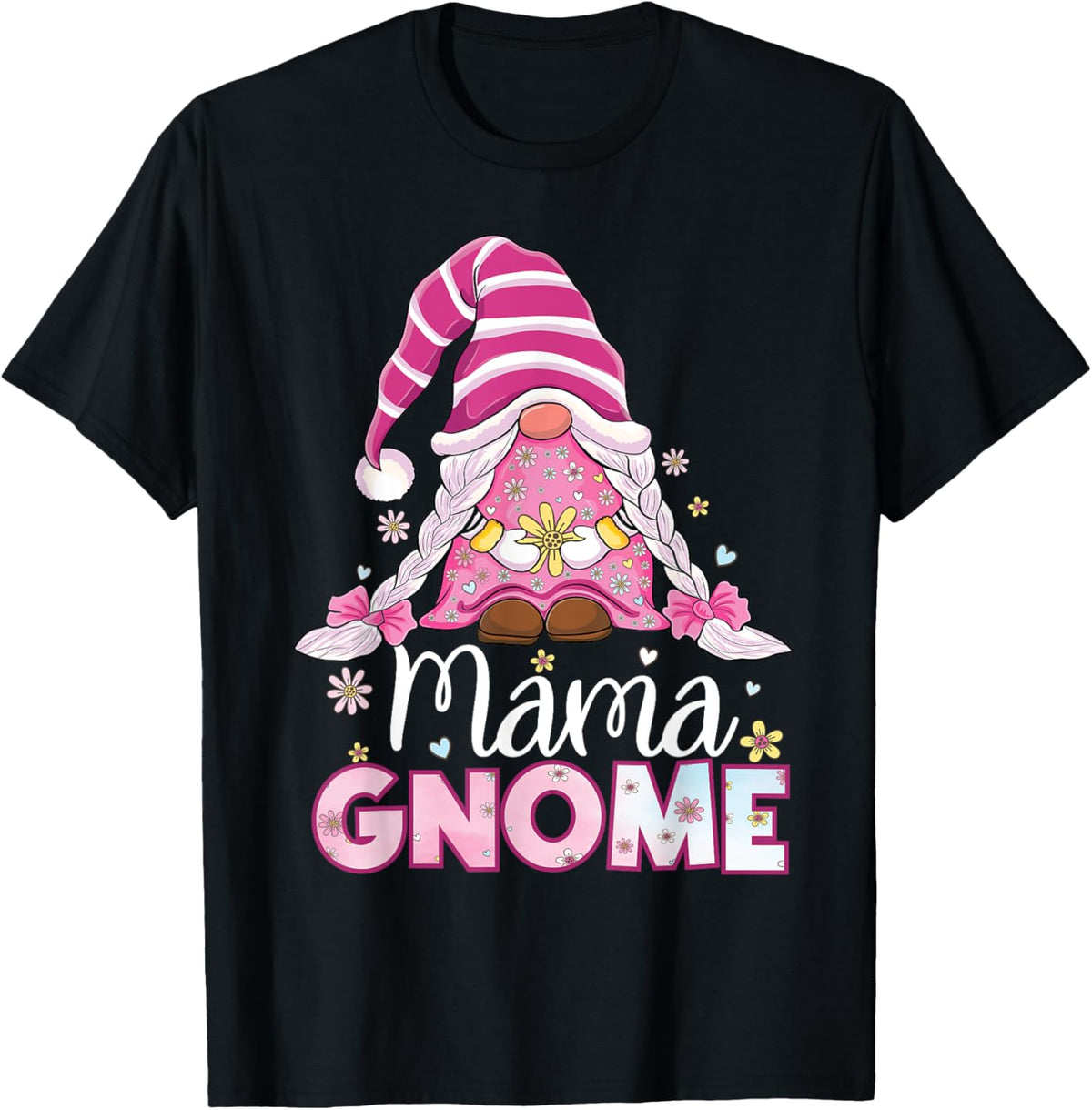 Flower For Mom Gnomies Cute Gnome Mom Happy Mother&#39;s Day