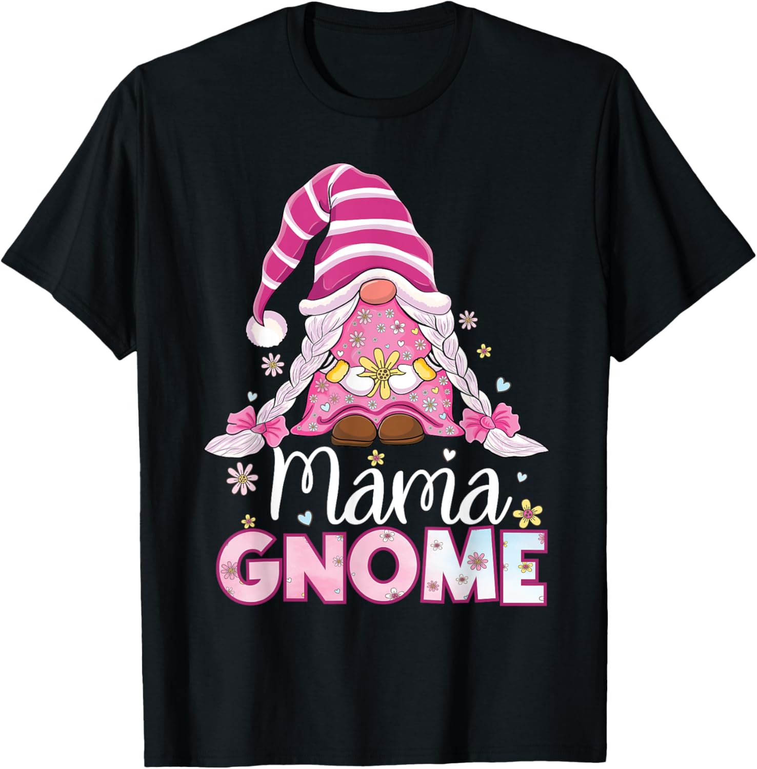 Flower For Mom Gnomies Cute Gnome Mom Happy Mother's Day