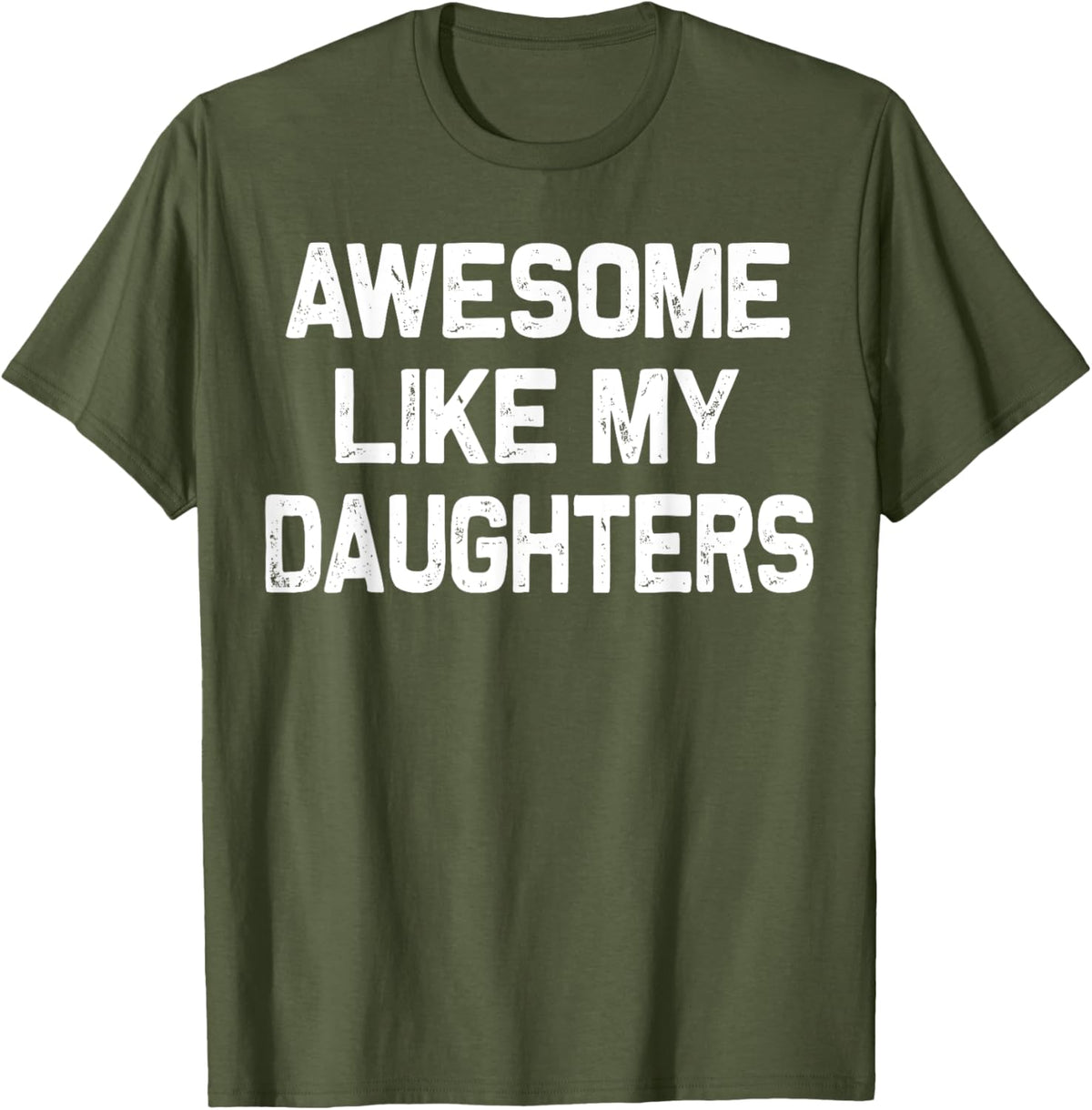 Awesome Like My Daughters Shirt Funny Fathers Day Gift Dad