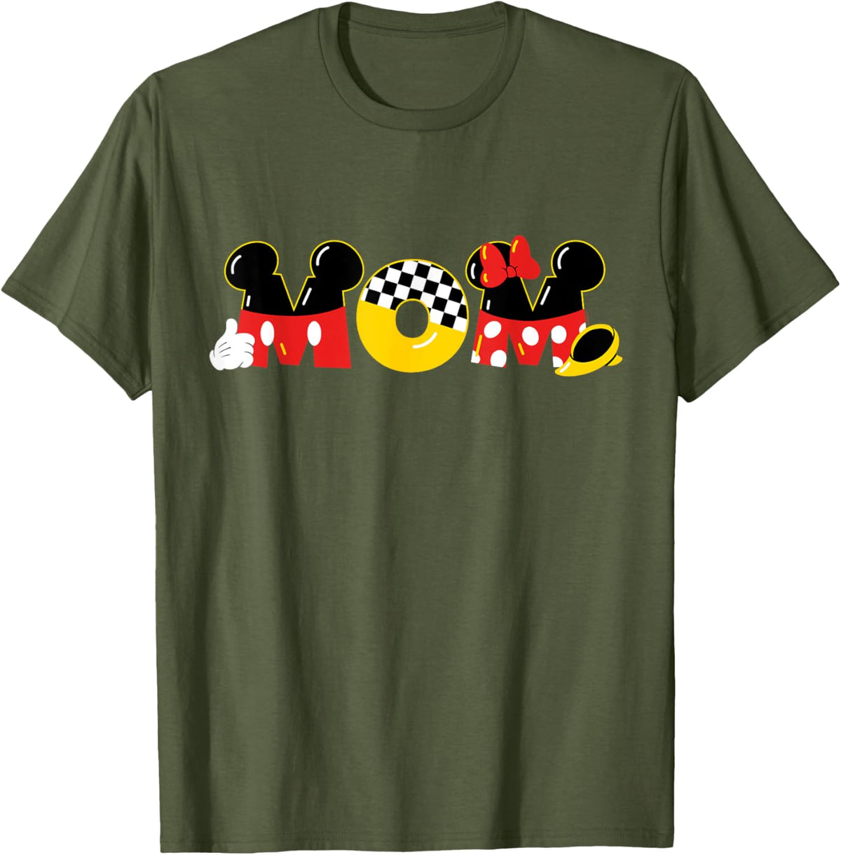 Disney Mickey Mouse &amp; Minnie Mouse Mom Mother\u2019s Day Birthday Mother Shirt