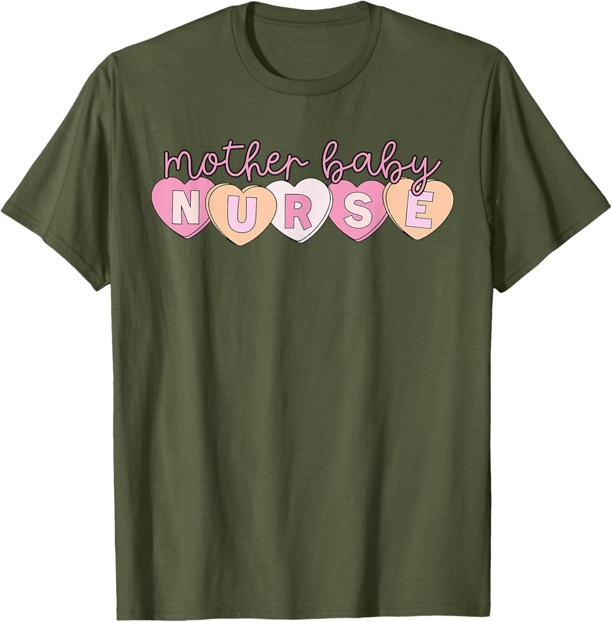 Mother Baby Nurse Hearts Valentine OBGYN Postpartum Nursing