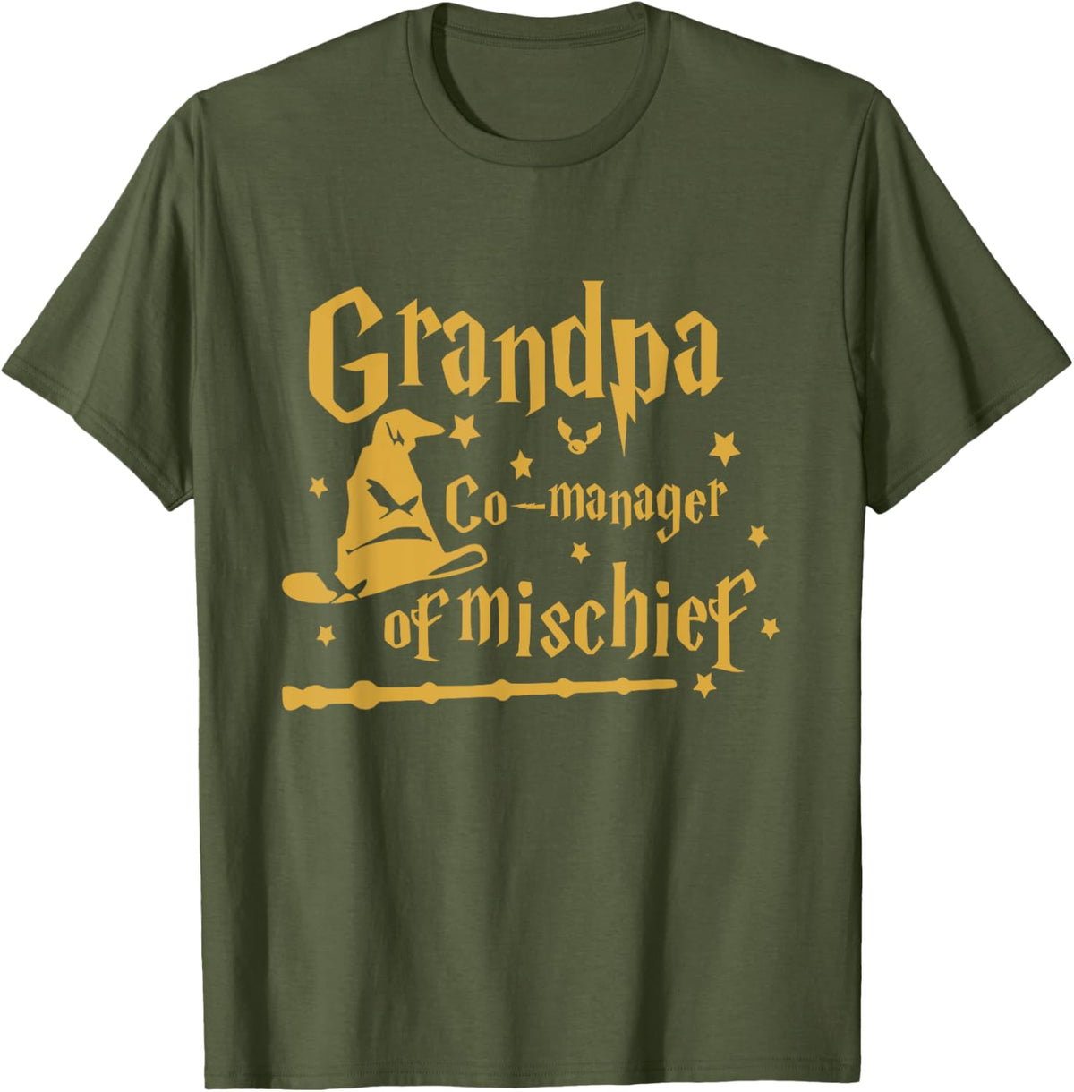Funny Men Magical Grandpa Manager of Mischief Father&#39;s Day