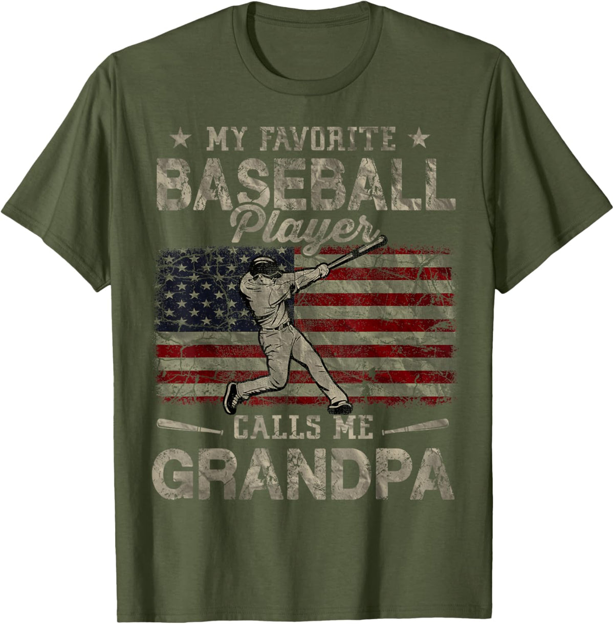 My Favorite Baseball Player Calls Me Grandpa Father&#39;s Day