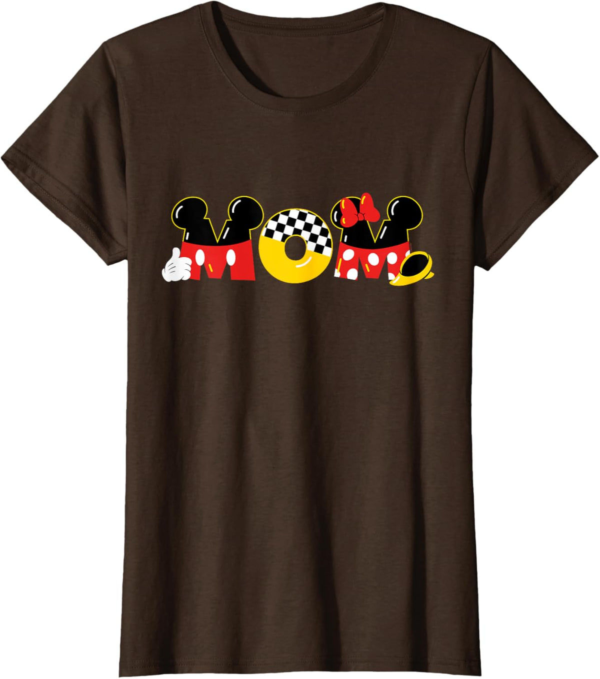 Disney Mickey Mouse &amp; Minnie Mouse Mom Mother\u2019s Day Birthday Mother Shirt