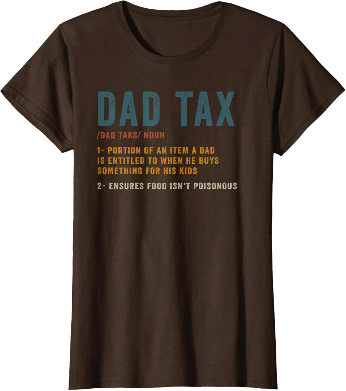 Vintage Dad Tax Definition Men Funny Father&#39;s Day