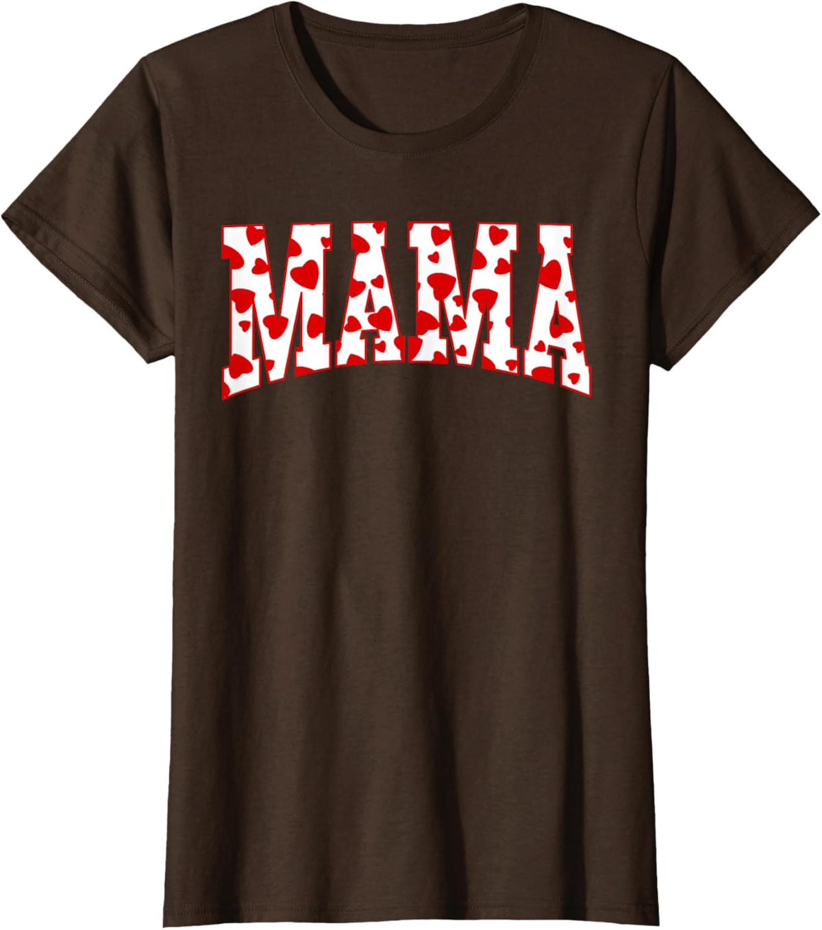 Mama Valentine Heart Valentines Day Family Matching Funny Mother Shirt