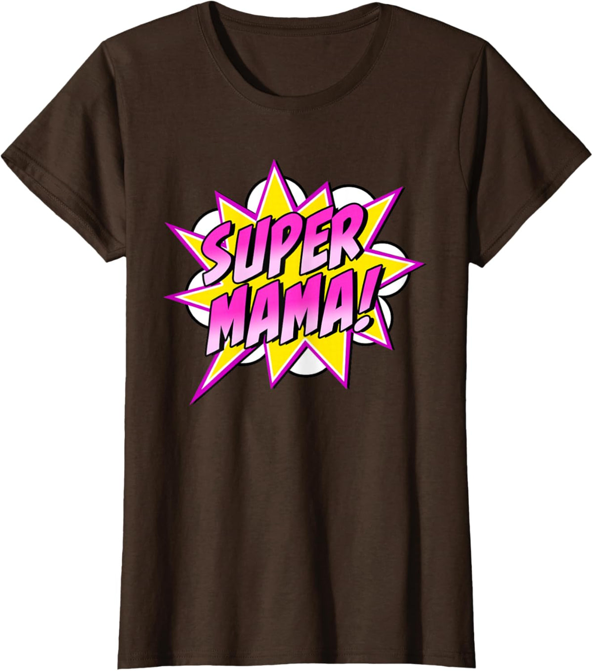 Super Mama Comic Book Superhero Mother&#39;s Day