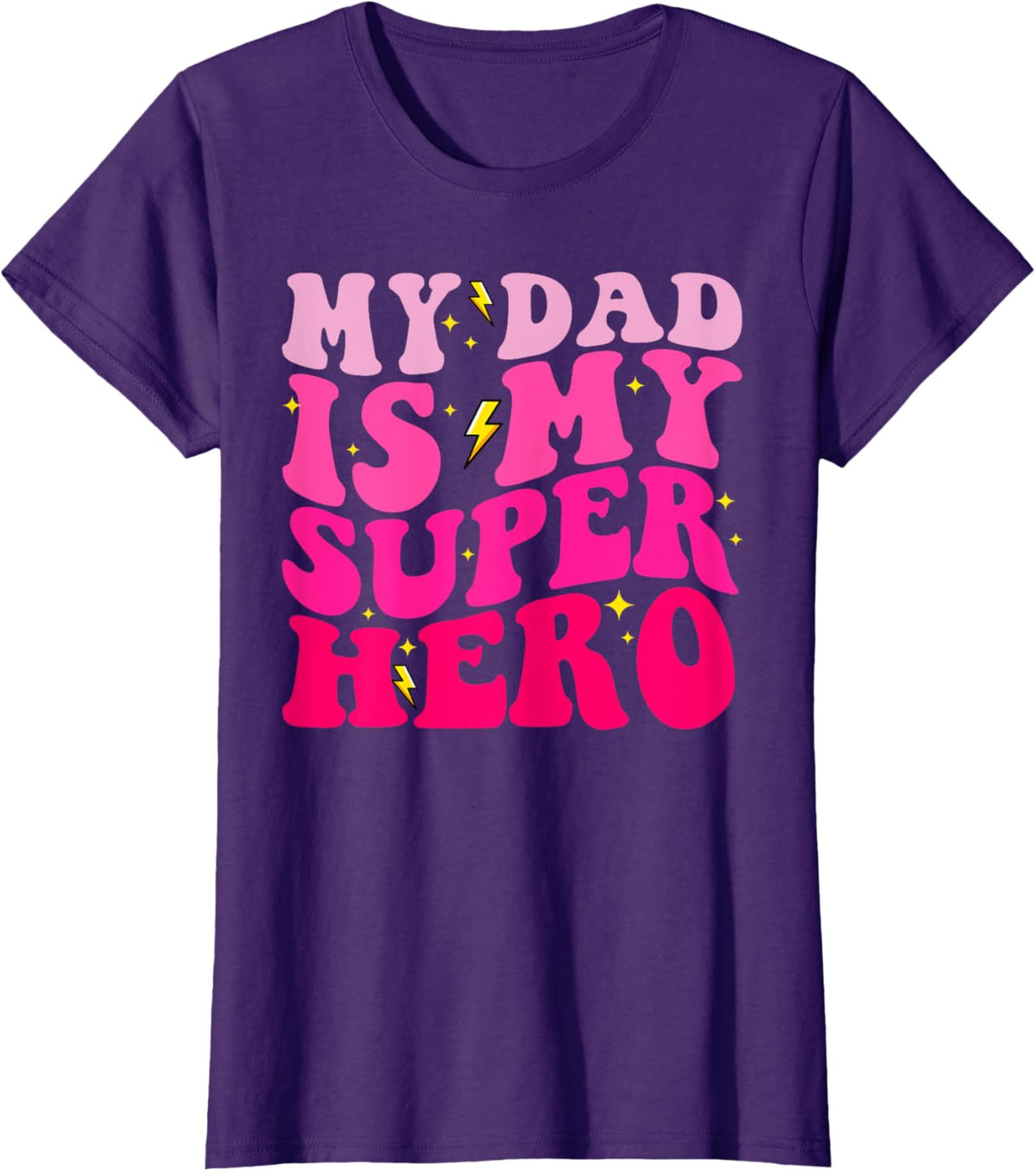 Daughter Father&#39;s Day Shirt My Dad Is My Superhero Girls