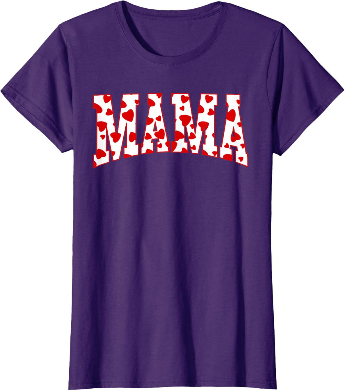 Mama Valentine Heart Valentines Day Family Matching Funny Mother Shirt
