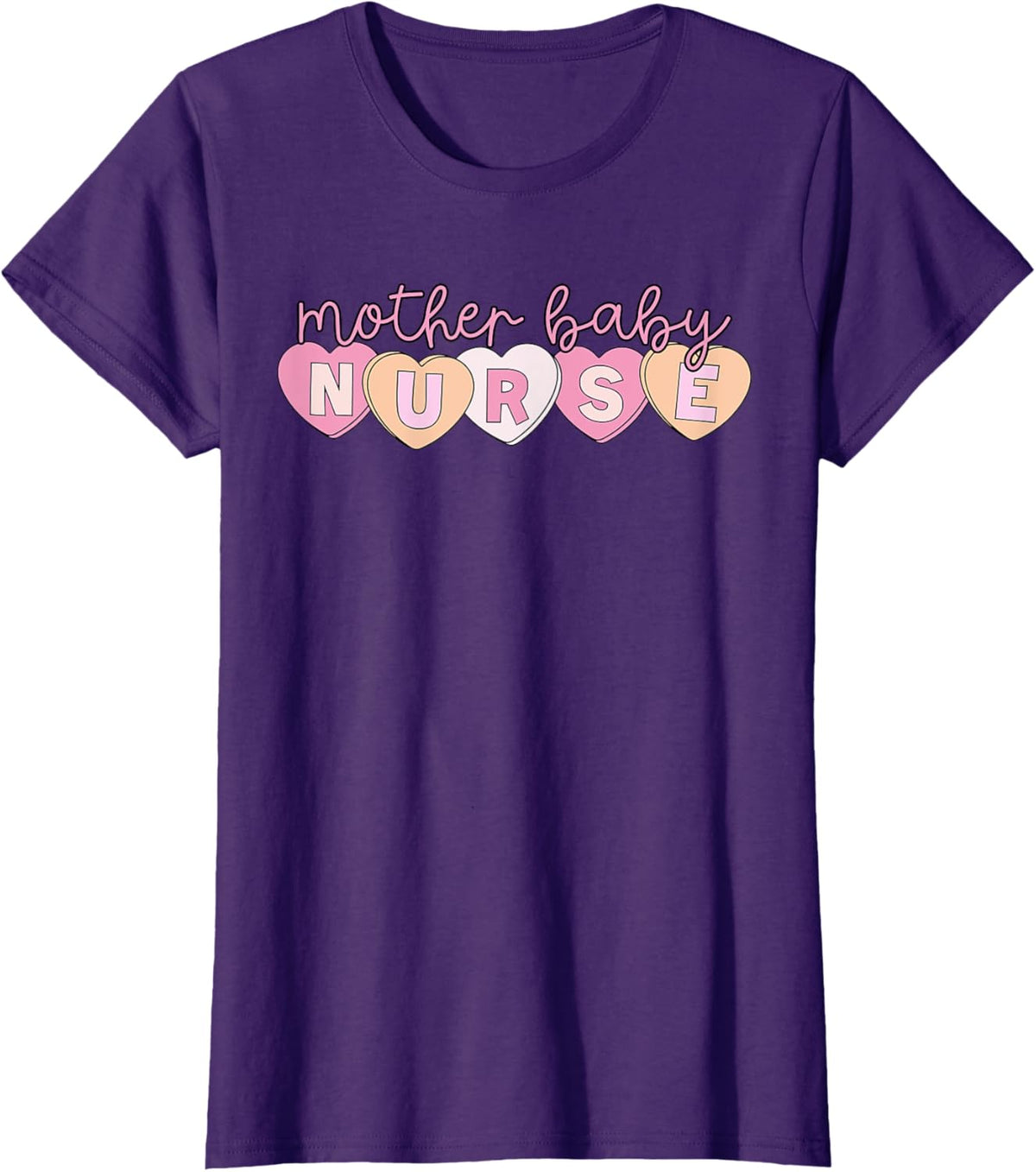 Mother Baby Nurse Hearts Valentine OBGYN Postpartum Nursing