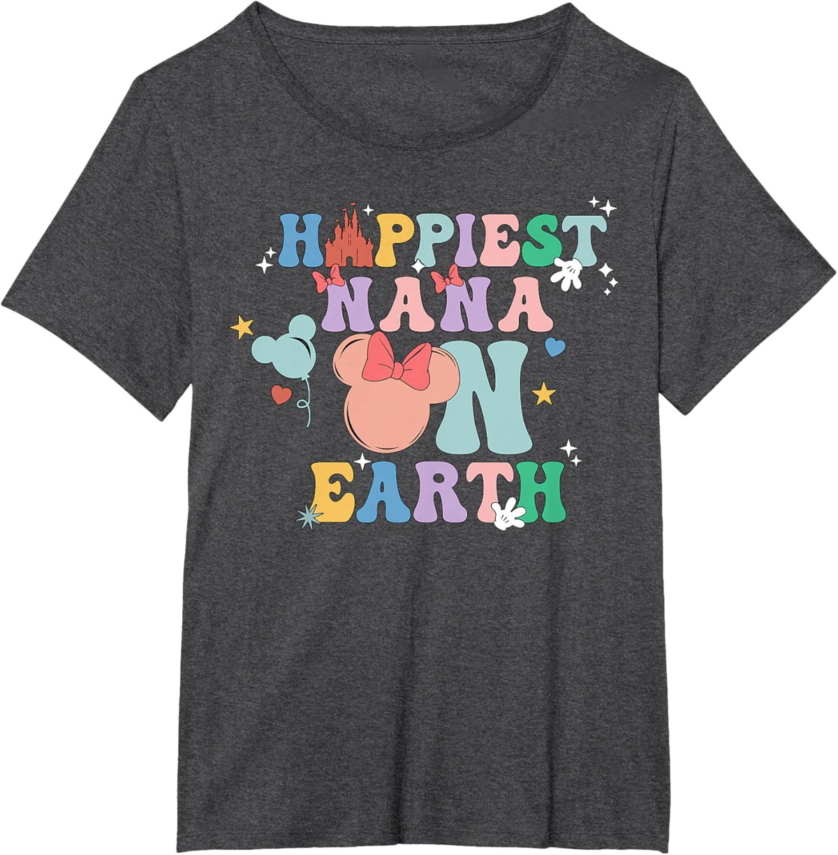 Happiest Nana On Earth Groovy Mom Mother&#39;s Day Mother Shirt