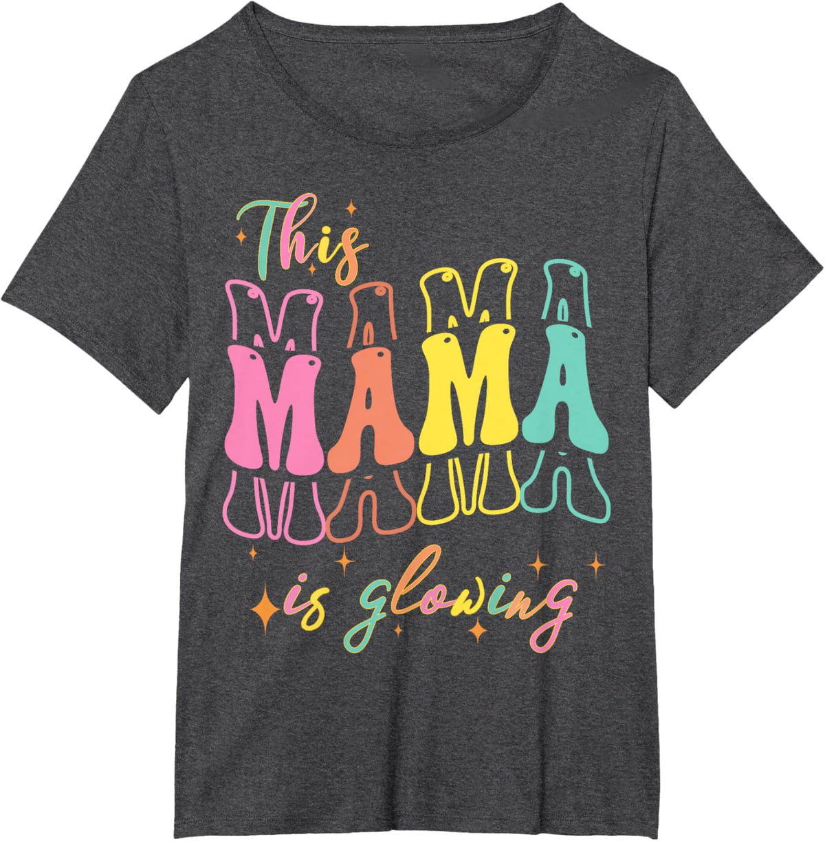 Mothers day Tee, This Mom is Glowing Mom mothers Day