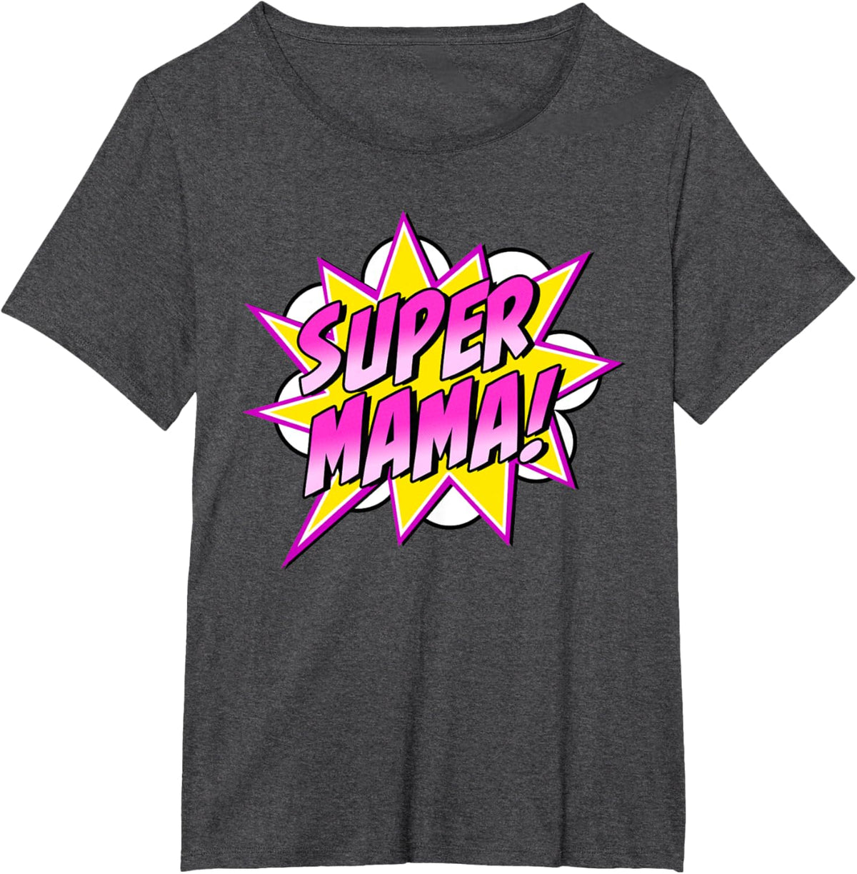 Super Mama Comic Book Superhero Mother&#39;s Day