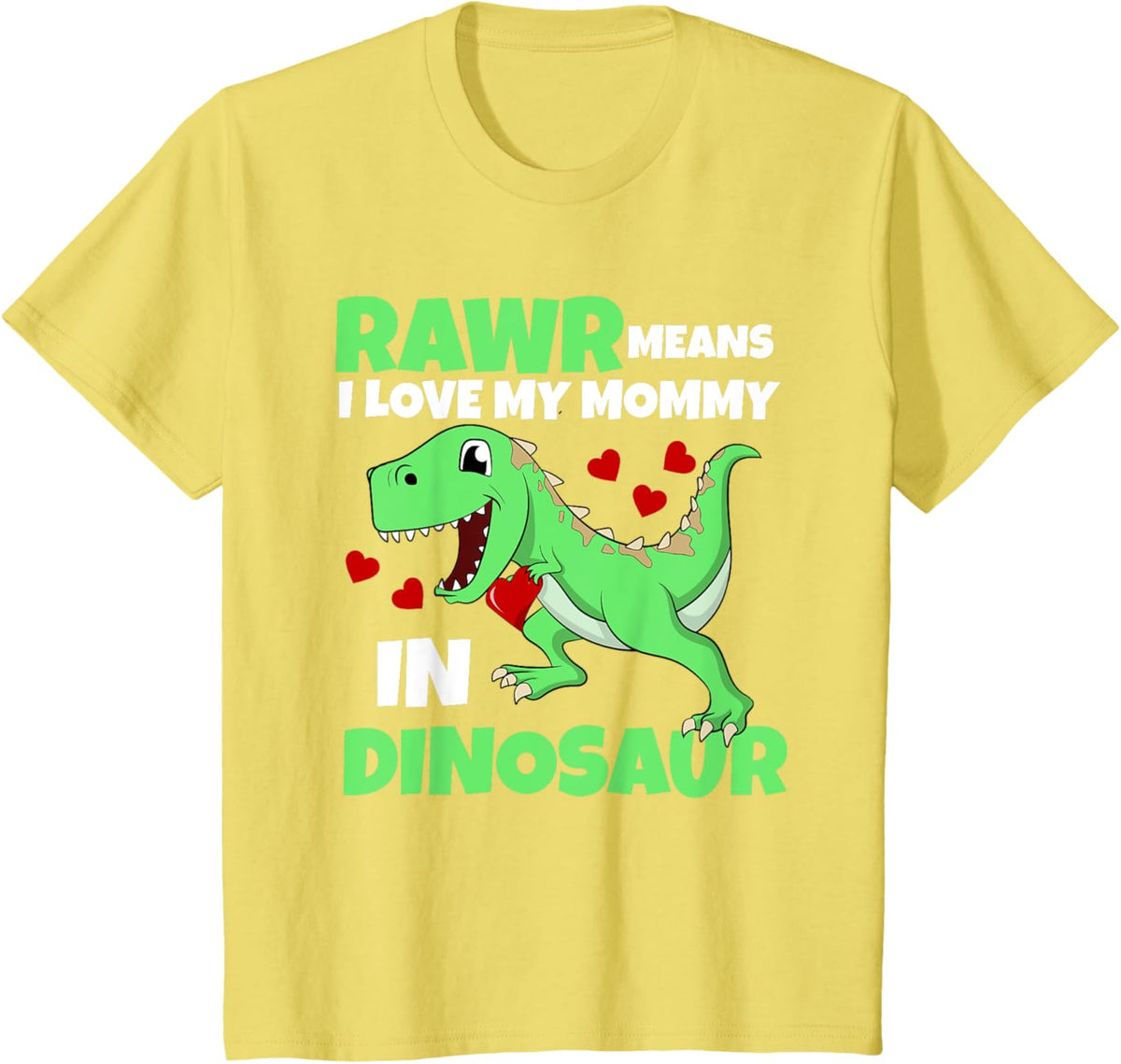Kids I Love My Mommy Rawr Dinosaur Mom Mother&#39;s Day Toddler Boy Mother Shirt