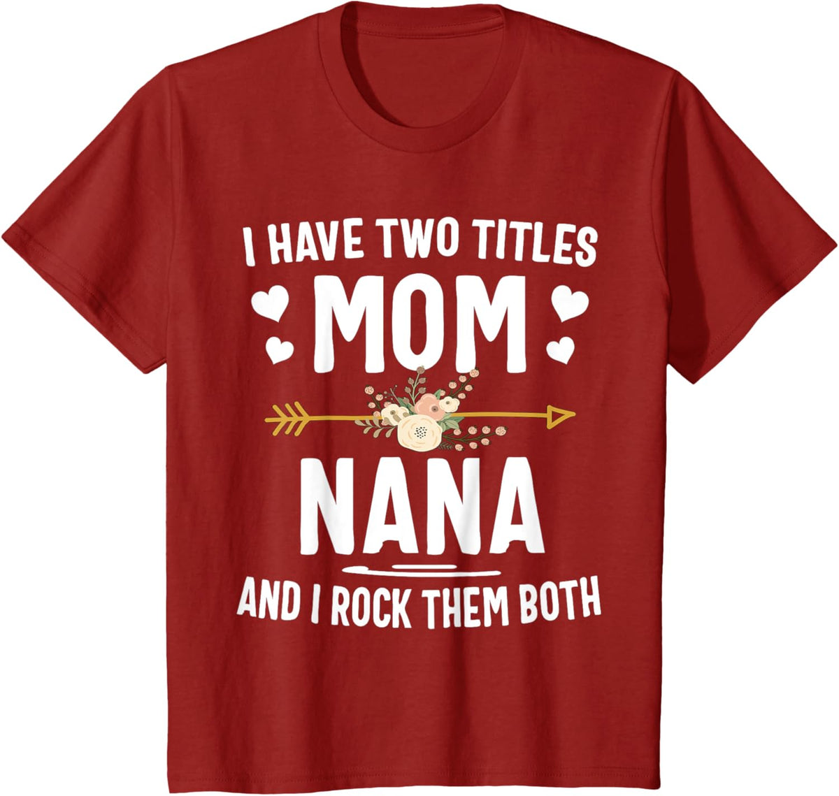 I Have Two Titles Mom And Nana Shirt Mothers Day Gifts Mother Shirt
