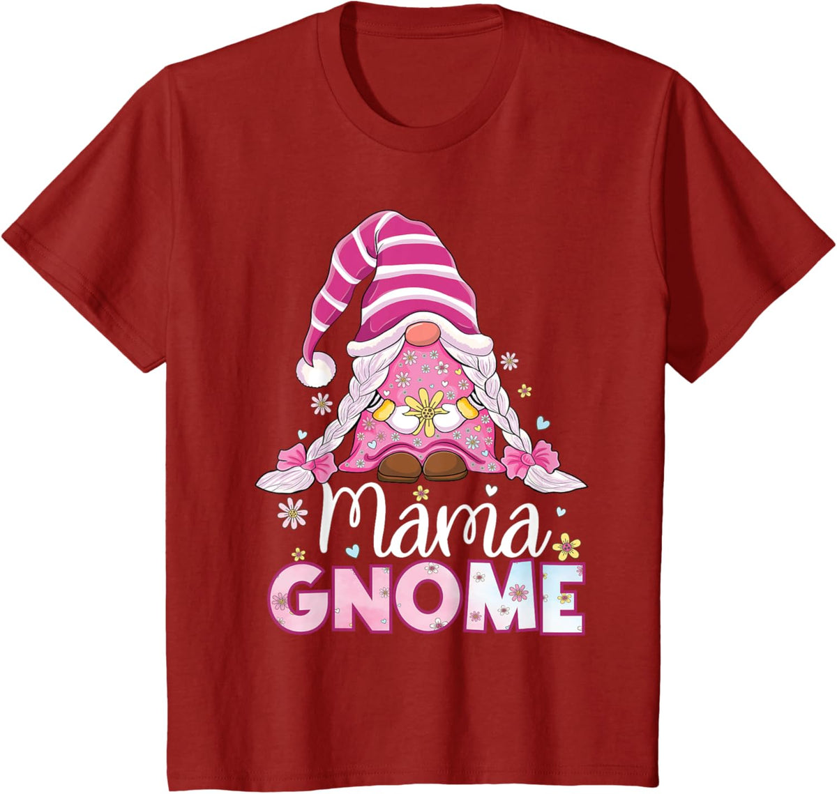 Flower For Mom Gnomies Cute Gnome Mom Happy Mother&#39;s Day