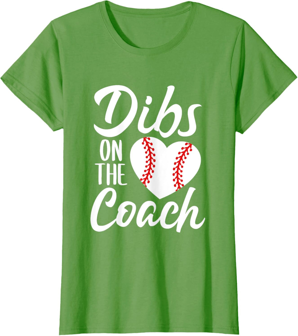 Dibs On The Coach Funny Baseball Heart Cute Mother&#39;s Day