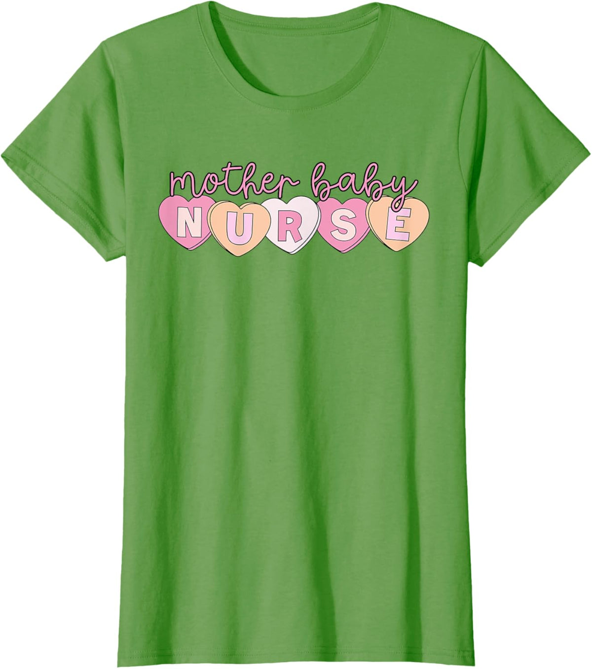 Mother Baby Nurse Hearts Valentine OBGYN Postpartum Nursing