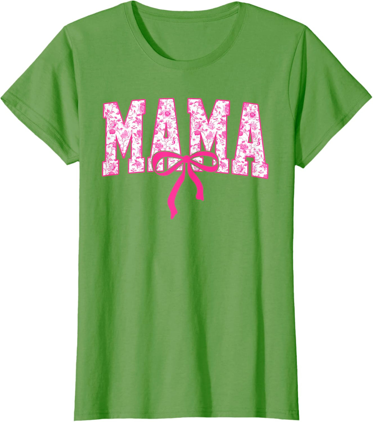 Coquette Pink Chinoiserie Mama Floral Bow Mom Mothers Day