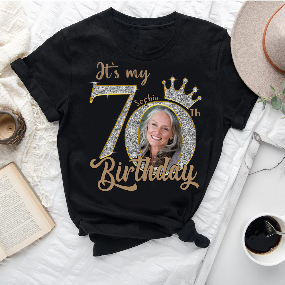 70th Birthday Shirts, Custom Birthday Shirts, Turning 70 Shirt, Gifts For Women Turning 70, 70 And Fabulous Shirt, 1955 Shirt, 70th Birthday Shirts For Her - YPT-HCT