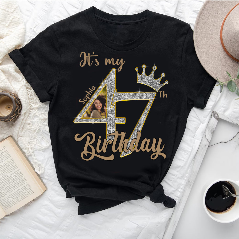47th Birthday Shirts, Custom Birthday Shirts, Turning 47 Shirt, Gifts For Women Turning 47, 47 And Fabulous Shirt, 1978 Shirt, 47th Birthday Shirts For Her-YPT-HCT