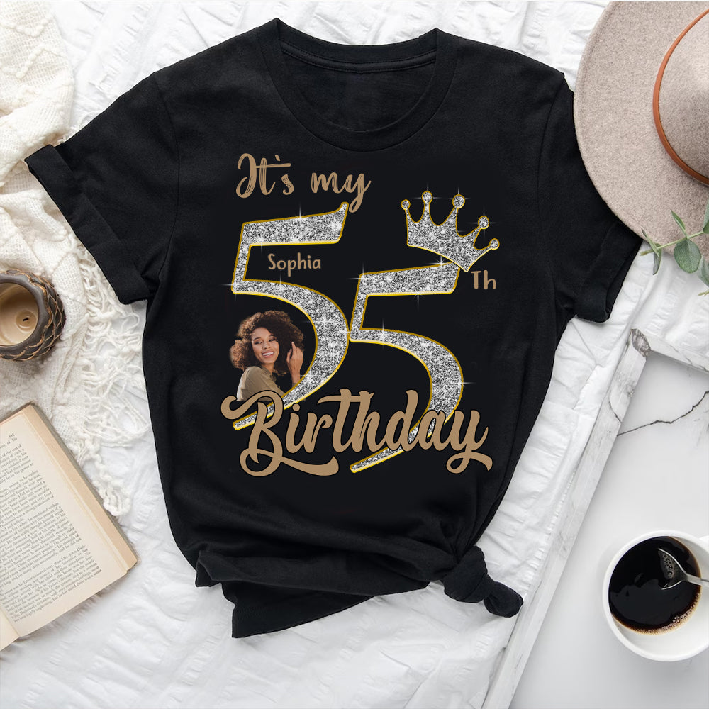 55th Birthday Shirts, Custom Birthday Shirts, Turning 55 Shirt, Gifts For Women Turning 55, 55 And Fabulous Shirt, 1970 Shirt, 55th Birthday Shirts For Her - YPT-HCT