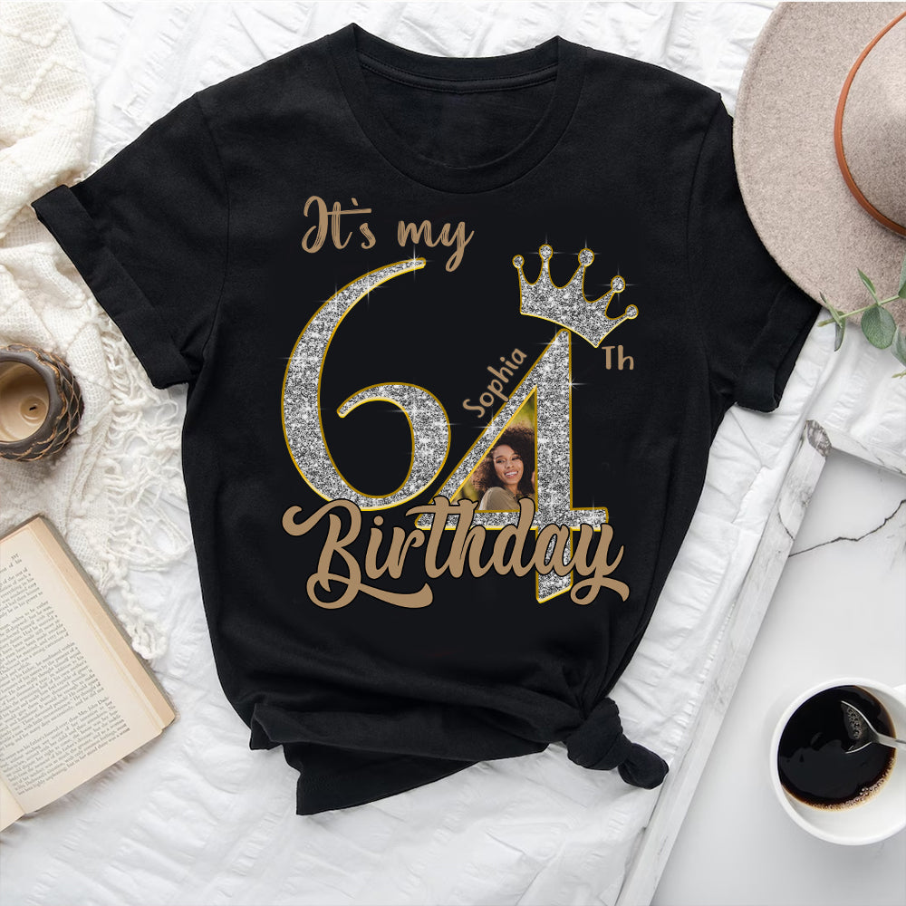 64th Birthday Shirts, Custom Birthday Shirts, Turning 64 Shirt, Gifts For Women Turning 64, 64 And Fabulous Shirt, 1961 Shirt, 64th Birthday Shirts For Her - YPT-HCT