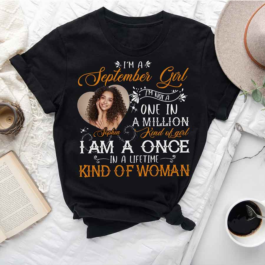 September Birthday Shirt, Custom Birthday Shirt, Queens Born In September, September Birthday Shirts For Woman, September Birthday Gifts, September Is My Birthday Month, Yep The Whole Month-YPT-HCT