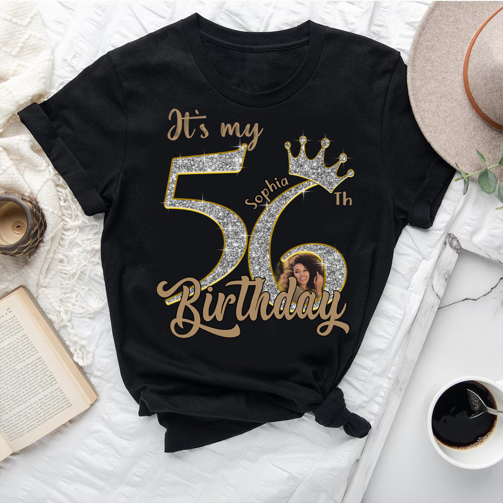 56th Birthday Shirts, Custom Birthday Shirts, Turning 56 Shirt, Gifts For Women Turning 56, 56 And Fabulous Shirt, 1969 Shirt, 56th Birthday Shirts For Her-YPT-HCT