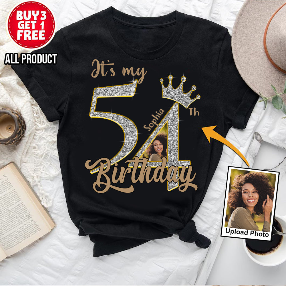 54th Birthday Shirts, Custom Birthday Shirts, Turning 54 Shirt, Gifts For Women Turning 54, 54 And Fabulous Shirt, 1970 Shirt, 54th Birthday Shirts For Her-YPT-HCT