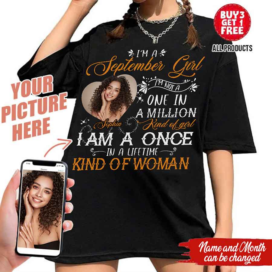 September Birthday Shirt, Custom Birthday Shirt, Queens Born In September, September Birthday Shirts For Woman, September Birthday Gifts, September Is My Birthday Month, Yep The Whole Month-YPT-HCT